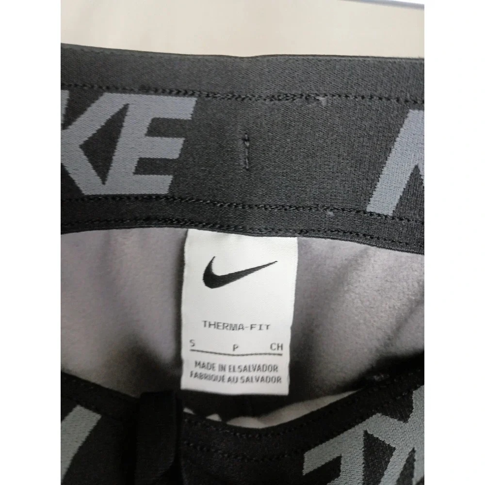 Nike Men's Therma Dri-Fit Heather Size Small Training Pants Wide Leg